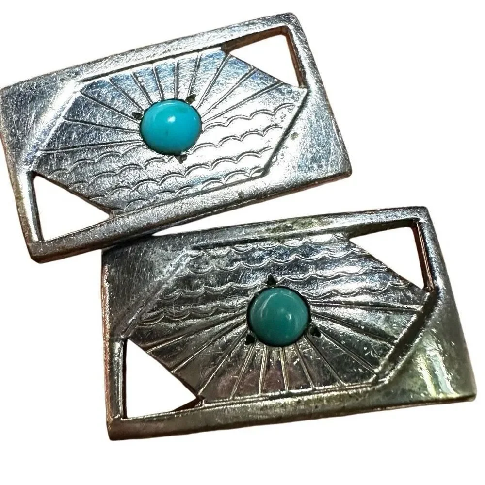 Rabbit vintage southwestern cuff links